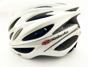 OGK REGAS-2 KABUTO オージーケイ リガス2 サイクルヘルメット パールホワイト M/Lサイズ(約57～60cm) バイザー付　自転車用ヘルメット
