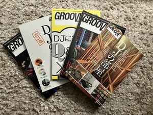 雑誌 GROOVE (グルーヴ) 5冊セット DJ PCDJ 激レア 絶版 レコード 音楽 教科書 クラブミュージック Remix SOUND Q&A 部屋 HIPHOP CLUB
