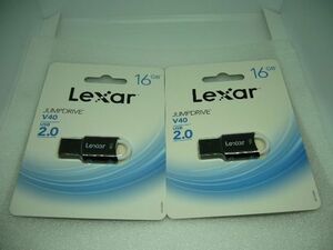 ◆GW特価セール◆USBメモリ 未開封 16GB 2個 小型 Lexar V40