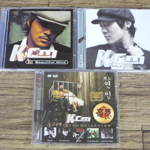 ★K.cm 1st Beautiful mind 韓国版CD／K.cm Vol.2 growing up 韓国版CD／K.cm 戀人 SPECIAL COMPILATION 韓国版CD+DVD 未開封★z30119