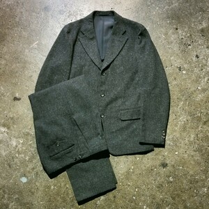 COMME des GARCONS HOMME PLUS 98ss リネン混エステルセットアップ 1998ss AD1997 90s コムデギャルソンオムプリュス