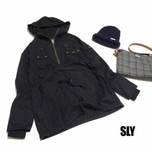 ◆SLY/スライ◆ 2(M相当) プルオーバー型フードジャケット