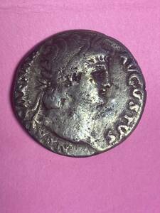 古代ローマ　デナリウス銀貨　ネロ　54-68 3.17g 美品　