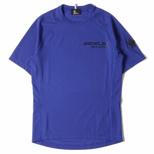 美品 MONCLER モンクレール Tシャツ サイズ:M 22AW ラバー アイコン メッシュ T-SHIRT MAGLIA CORTA H20978C00001 899PK GRENOBLE