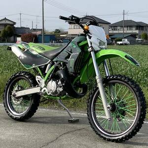 KDX220SR 実動 書類付き DX220B 絶版 2スト 社外チャンバー カワサキ 検）KDX TDR TZR NSR DR KLX KLR KMX CB CRM DT WR TLR TS ランツァ