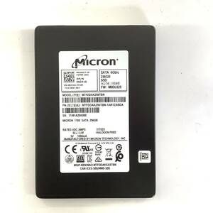 S60509155 Micron SATA 256GB 2.5インチ SSD 1点 【中古動作品】