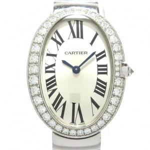 Cartier(カルティエ) 腕時計 ベニュワールSM WB520006 レディース 金無垢/K18WG/ダイヤベゼル シルバー