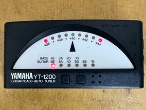 YAMAHA GUITAR/BASS AUTO TUNER YT-1200 通電確認済み