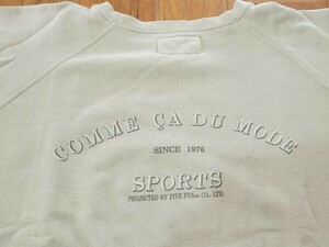 COMME CA　DU MODE　SPORTS　スエット　オリーブ　M