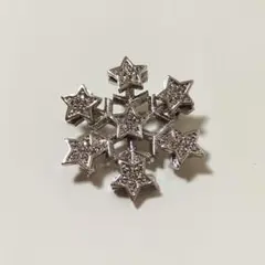 ヴァンドーム青山 ブローチ 雪の結晶 星