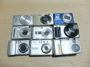 コンパクトデジタルカメラ　色々9個　中古難有ジャンク品　