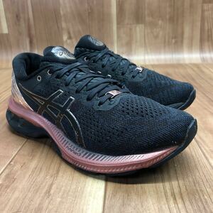 CKT-240305-3 asics アシックス　ウォーキングシューズ　ランニングシューズ　メッシュシューズ　ブラック　レディース　23cm