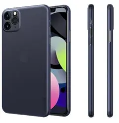 【新品】iPhone11Pro スマホケース 0.3㎜超薄型 memumi 青