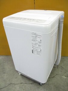 ☆Panasonic パナソニック 全自動洗濯機 5.0kg ビッグウェーブ洗浄 からみほぐし 楽ポイフィルター NA-F50B15 2022年製 直接引取OK w4222