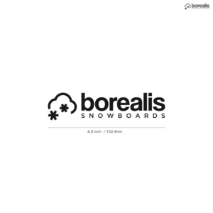 【BOREALIS】ボレアリス★02★ダイカットステッカー★切抜きステッカー★6.0インチ★15.2cm