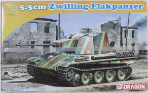 未開封・未組立品 ★ DRAGON / ドラゴン　1/72　5.5cm Zwilling Flakpanzer ★ 5.5cm連装高射機関砲 対空戦車　No.7488