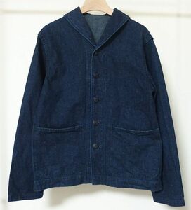 TCB jeans SEAMENS Jumpers / USN デッキJKT シーメンス ジャンパー デニム ジャケット 38 ショールカラー