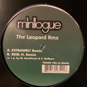 [ Minilogue - The Leopard (Rmx) - Traum Schallplatten TRAUM V80 ] Extrawelt , Roel H