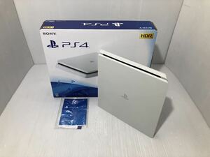 SONY PS4 本体 CUH-2100A ホワイト 薄型 箱付き【HDD500GB】FW11.02 動作良好 プレイステーション4 PlayStation4 白 ソニー