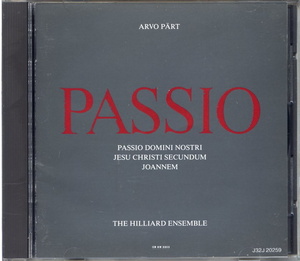 ECM NEW SERIES 1370 / Arvo Part - The Hilliard Ensemble / Passio / J32J 20259 