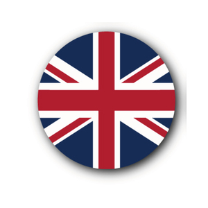 缶バッチ 44mm （イギリス） イギリス国旗 ユニオンジャック 雑貨 LONDON フラッグ 英国