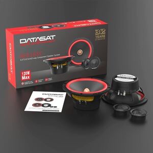 【保証付】【鬼コスパ！高音質】DATASAT RED165C 2wayスピーカーセット 2wayコンポーネント(17cm ウーファー ツイーター)