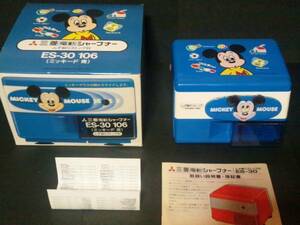 三菱鉛筆 ディズニー ミッキーマウス 鉛筆削り 電動シャープナー 日本製