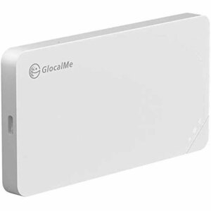 【送料無料★新品】SIMフリー GlocalMe U3 WiFiルーター ポケットWiFi 軽量薄型(ホワイト) クラウド機能なし 標準セット箱付★まとめ買える