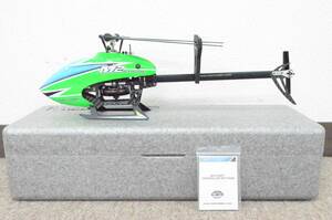B◆OMPHOBBY M2 エクスプロア BNF SUNNSKY R40-3 Crystal Green 小型電動ヘリコプター ラジコンヘリ 機体 ケース付◆