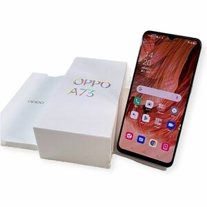 ★動作確認済み OPPO A73 CPH2099 ダイナミックオレンジ 64GB 利用判定 楽天モバイル ◯ SIMフリー 本体 箱 初期化済み 中古品 管理J626