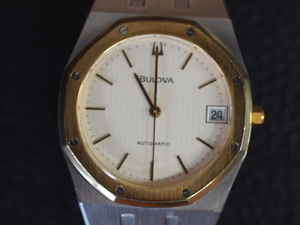 ヴィンテージ マニア垂涎 ジェラルドジェンタ gerald genta ブローバ BULOVA ロイヤルオーク 自動巻 品番: 4423902 管理No.00157