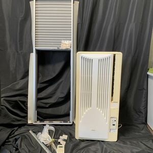 KOIZUMI コイズミ ルームエアコン ウインド形冷房専用 KAW-1847 リモコン付き 通電確認済み ウインドエアコン 窓用エアコン 1