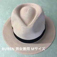【男女兼用】夏帽子 ハット RUBEN ペーパーブレード中折れ ハット