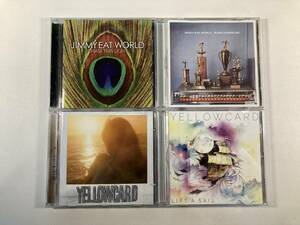 W7505 イエローカード/ジミー・イート・ワールド CD アルバム 4枚セット Yellowcard Jimmy Eat World Lift A Sail Chase This Light