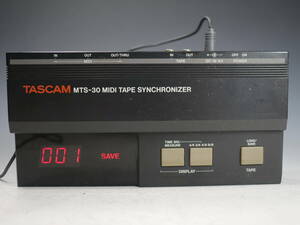 ◆TASCAM【MTS-30】MIDI TAPE SYNCHRONIZER 通電確認済み タスカム テープ・シンクロナイザー