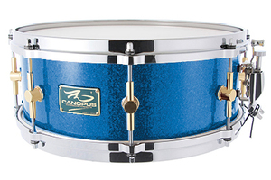The Maple 5.5x14 Snare Drum Blue Spkl