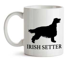 大人気《愛犬マグカップ/Dog Mugcup》【Irish setter Dog/アイリッシュ・セター・ドッグ】イヌ/ワンちゃん/ペット/Pet-242
