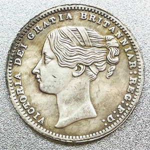 ヴィクトリア女王 1シリング銀貨 1844年　レプリカコイン