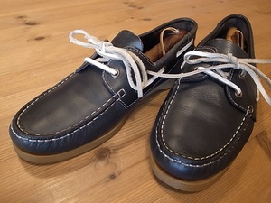 ポルトガル製 SILAS 革靴 デッキシューズ レザーシューズ サイズ 43 約26.5㎝
