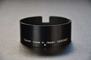 CANON CANONET レンズフード 金属製 検索用語→A外50g10内アンティークヴィンテージメタル