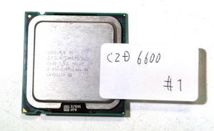 Intel Core2 Duo E6600(6600) SL9ZL 2C 2.4GHz/1066/4MB LGA775 #1