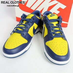 【未使用】NIKE/ナイキ DUNK LOW RETRO MICHIGAN ダンク ロー レトロ ミシガン DD1391-700/28.5 /080