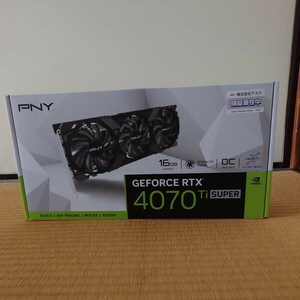 【新品未開封】PNY RTX4070Ti SUPER VERTO OC 16GB