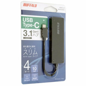 【ゆうパケット対応】BUFFALO バッファロー USB3.0ハブ 4ポート BSH4U120C1BK ブラック [管理:1000015887]