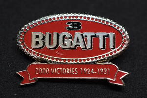 ■ BUGATTI ピンバッジ 2000勝記念 タイプ35 1924-1931 W30㎜ rcitye ブガッティ ブガティ ヴェイロン16.4 veyron タイプ41ロワイヤル　　