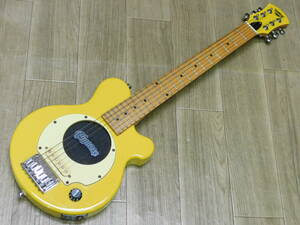 【アンプ内蔵ミニギター】Pignose ピッグノーズ イエロー 黄色 専用ギグケース付属 ZO-3/F611