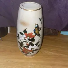 花瓶　インテリア　陶器　花柄