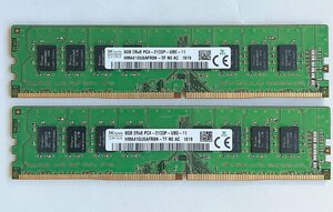 ★送料無料★SKhynix 2R×8 PC4-2133P 8GB×2 計16GB デスクトップ用メモリ★動作品★※在庫多数★PC88