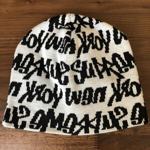 【Supreme】「LOUIS VUITTON モチーフ」ニットキャップ 激レア/ シュプリーム ボックスロゴ BOXLOGO キャップ NEWERA