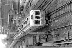 R1019-1【古い 鉄道 白黒 モノクロネガ】35mm 6コマ◇昭和40～50年代 小田急フラワー号 近鉄10000系特急伊勢路号 ビスタカー 猪電 ※鉄道